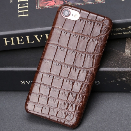 Alligator iPhone 8 Case-Brown