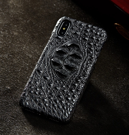 Black #1 iPhone X Case-Exhibition