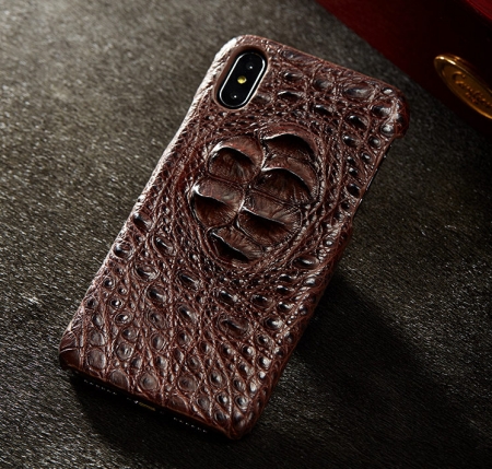 Brown #1 iPhone X Case-Exhibition