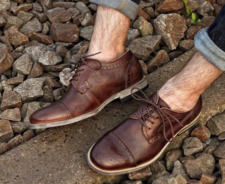 Handmade Leather Oxford Lace up Shoe